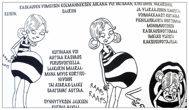 Toinen toista. Piirros: Anne Muhonen. Valokuva: Anni Alatalo, Yle Olotila.