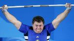 Olympiakullan maailmanennätyksellä voittanut Valko-Venäjän Andrei Aramau.