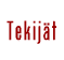 Tekijt