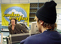 Luca Radiomafian studiossa