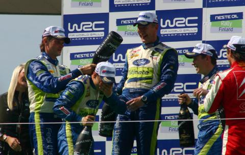 WRC Podium - osa 8