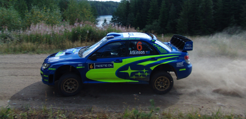 Subaru on the rocks