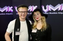 Ape Anttila ja Anna Inginmaa UMK:n pressitilaisuudessa  - Kuva: Jyrki Valkama / YLE
