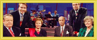 Martti ja Eeva Ahtisaari sek 
	Ove ja Elisabeth Rehn Joel Hallikaisen ja Timo Koivusalon vieraina.