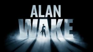 Alan Wake pelin logo, jossa lukee tyylitellysti pelinnimi.