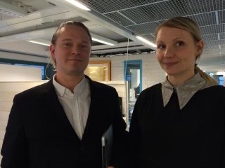Strategiajohtaja Ville Tikka ja tutkimusjohtaja Nuppu Gävert, Wevolve