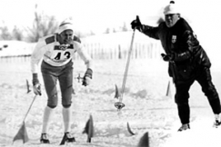 Kuva: Sapporon olympialaiset 1972. 
Naisten 5 kilometrin hiihto.
Pressfoto