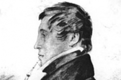 Kuva: Johan Vilhelm Snellman 
vuonna 1837,
Carl Peter Mazrin piirros