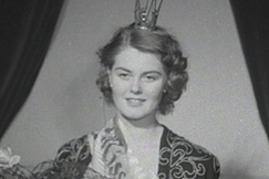 Kuva: Miss Suomi vuosina 1950-51, Hilkka Ruuska. YLE kuvanauha. 