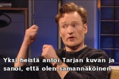 Kuva: Talk show -isnt Conan OBrien. (2006) YLE kuvanauha.