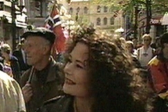 Kuva: Jasmine Oslon kaduilla kevll 1996. YLE kuvanauha.