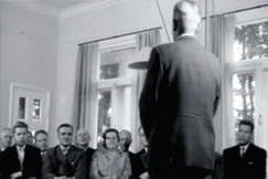 Kuva: Vaalitilaisuus (1960). YLE kuvanauha.