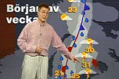 Bild: Olle Sundqvist utlovar vrmeblja, YLE bildband 1993