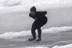 Kuva: Neuvostoliiton Oleg Gontarenko MM-kisoissa. (1953) YLE kuvanauha.