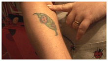 tatuointi (copyright YLE/videokuvaa)