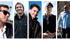 Kuvassa Markus, Adam, Matti, Jesse ja Henri. Love Connection - osallistu ohjelma
