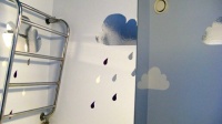 Ehosta kylpyhuone itse edullisesti: Taivas kylppärissä. Kuva: Maija Virtanen