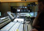 Studio Control Room (and studio guy). Picture: Hansku Kurkela