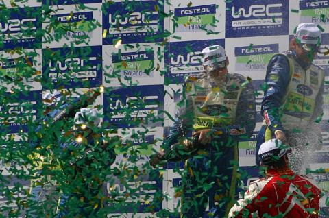 WRC Podium - osa 7