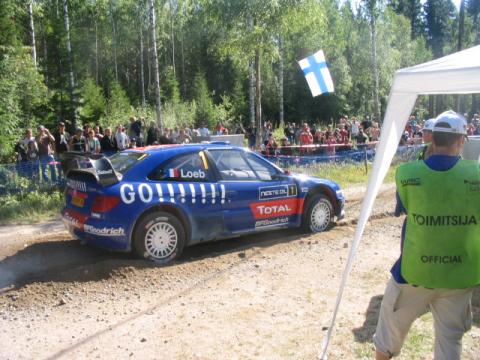 sebastian loeb, urrian lähdössä.