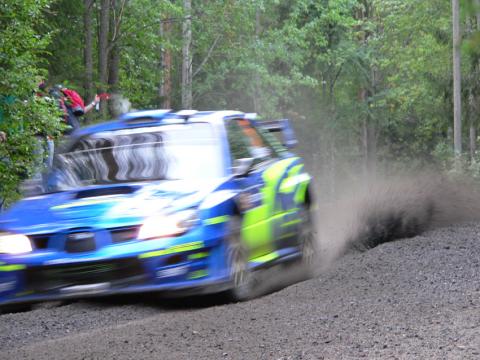 Petter Solberg vauhdissa