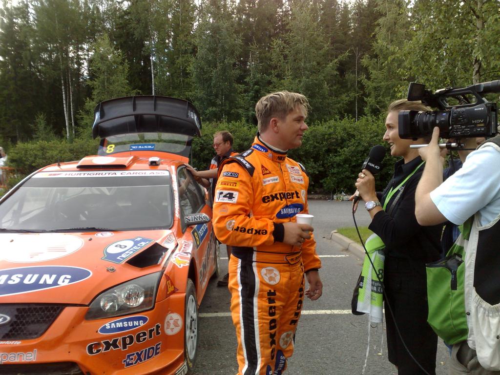 Henning Solberg tauolla Laajavuoressa