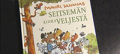 Mauri Kunnas: Seitsemn koiraveljest -kirjan kansi.